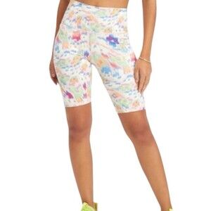 Fabletics Powerhold Shorts Neon Flower